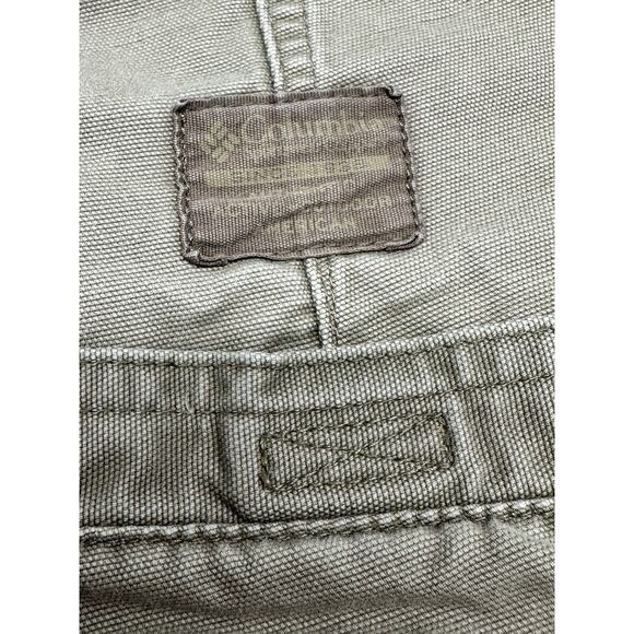 Columbia Mens Pants Size 32 Outdoor Utility Khaki Workwear Hiking 100% Cotton - Picture 9 of 9